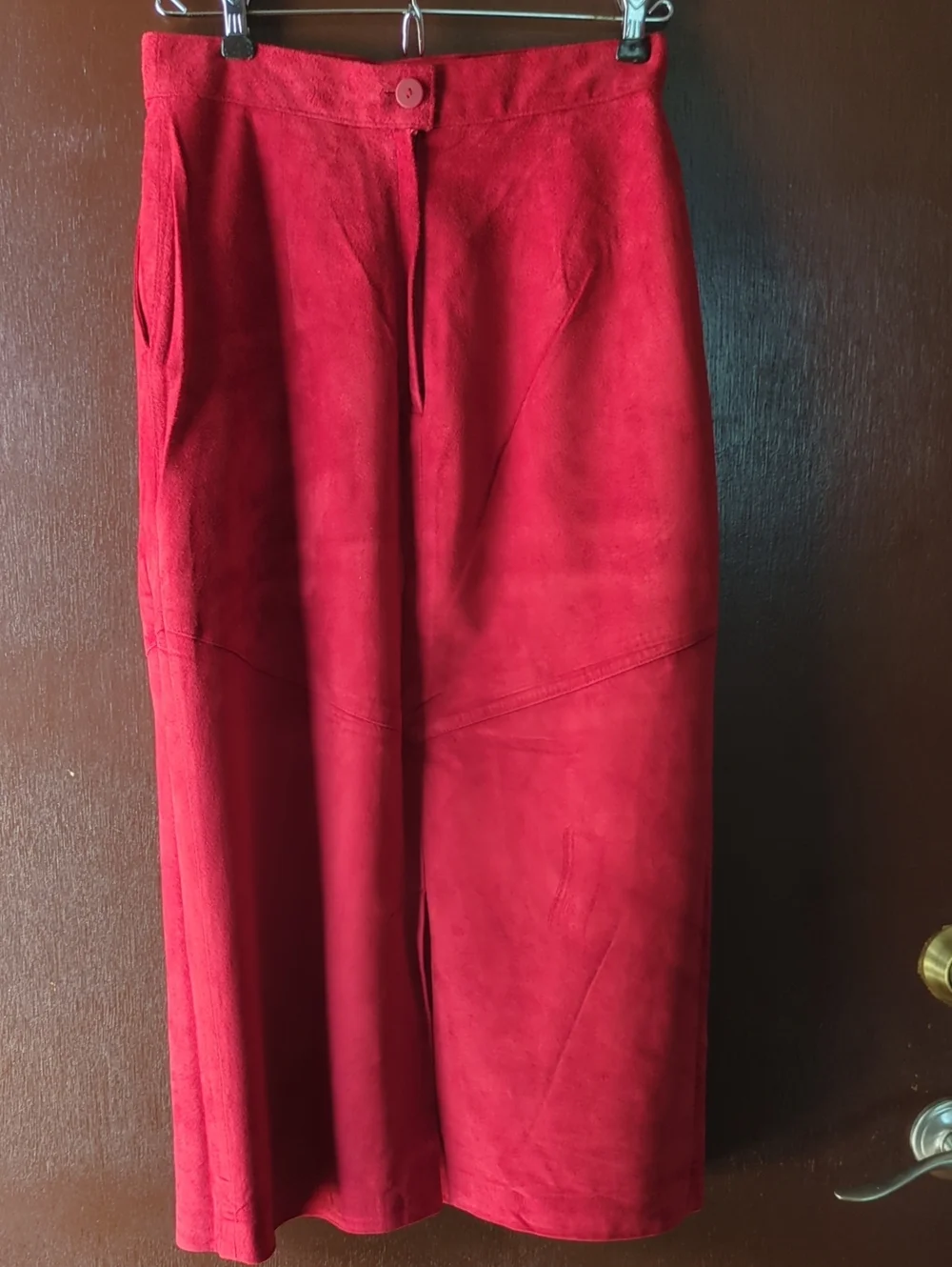 Evan Davies elegant red